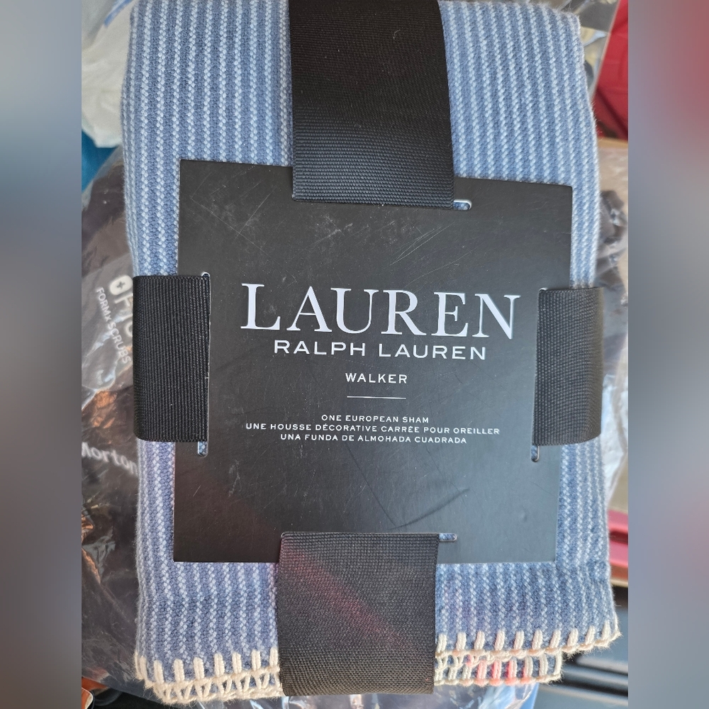 Lauren Ralph Lauren Walker Blue and White Pillow Sham